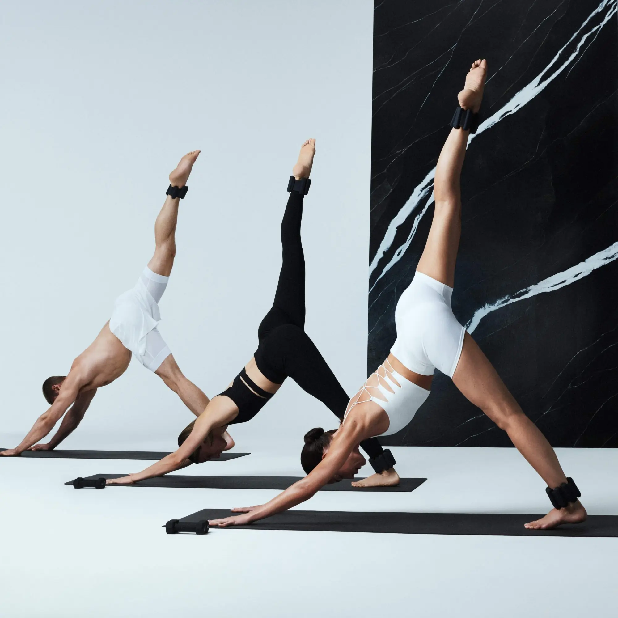 Guided yoga session focused on balance and flexibility