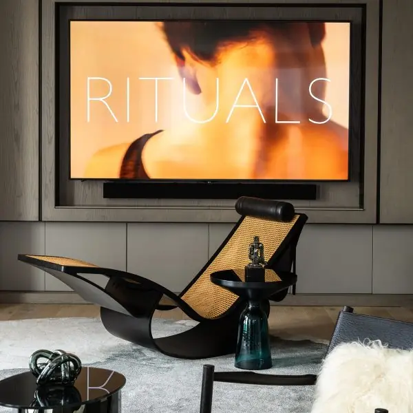 Wellness lounge featuring Equinox sleep rituals experience