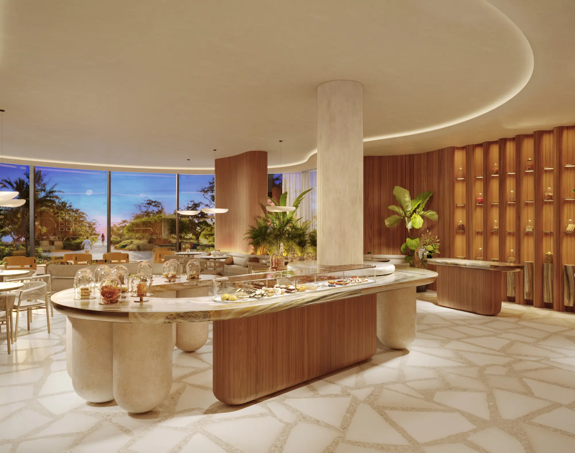 Wellness dining experience with curated healthy cuisine