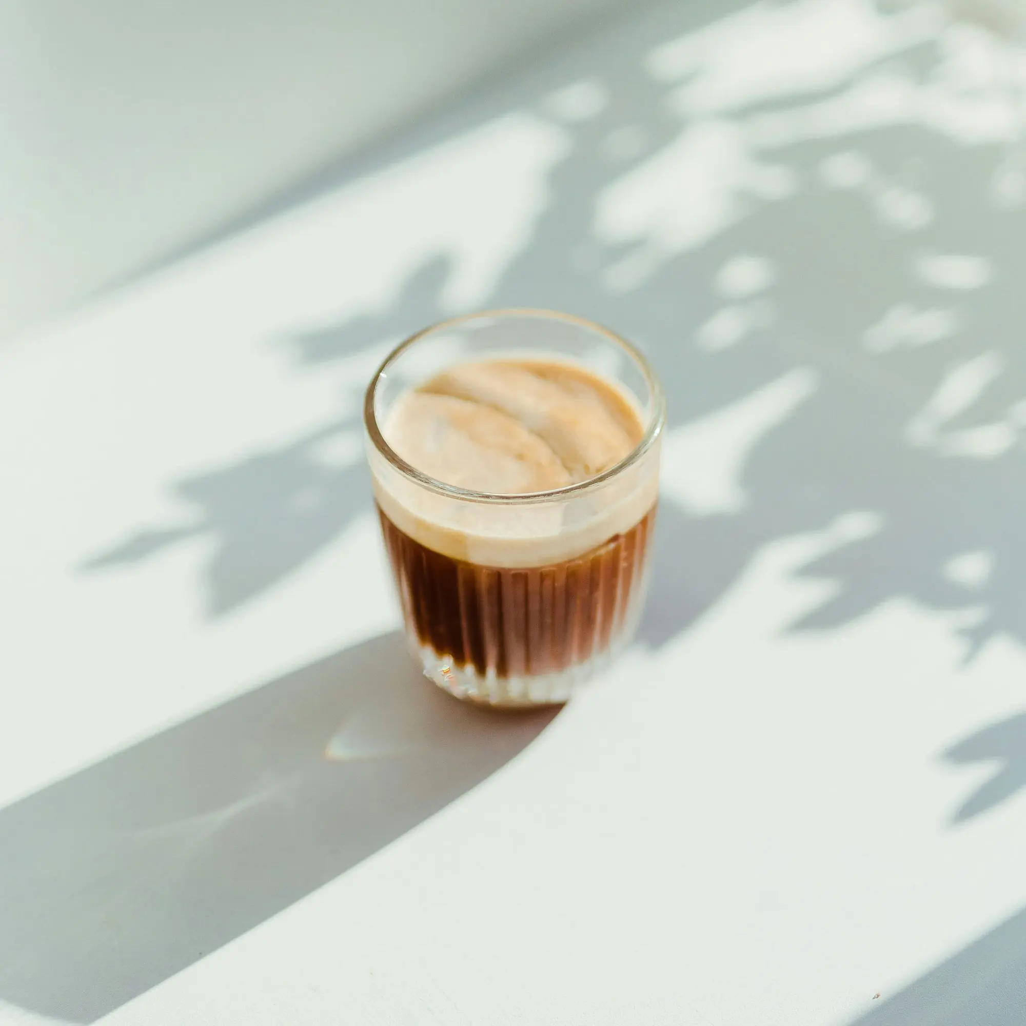 Morning coffee ritual at luxury wellness resort