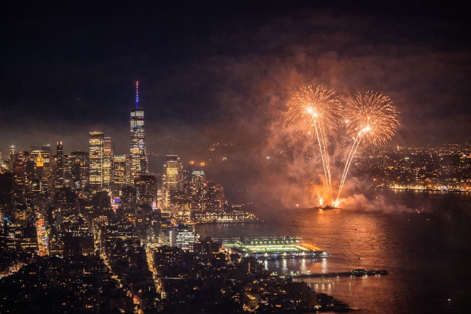 hudson fireworks
