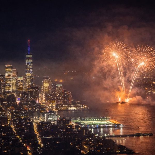 4th of july fireworks hudson river